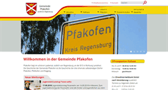 Desktop Screenshot of pfakofen.de