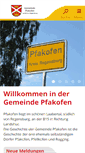 Mobile Screenshot of pfakofen.de